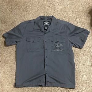 Harley-Davidson Charcoal Button Down Shirt